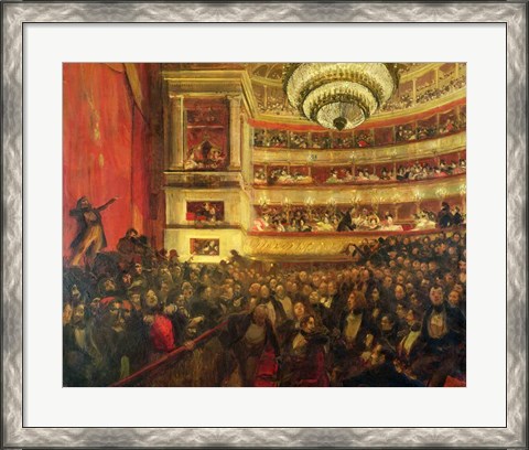 Framed Performance of &#39;Hernani&#39; Print