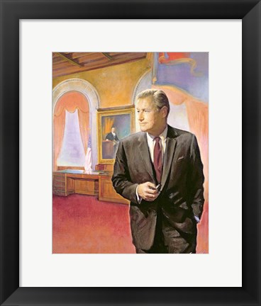 Framed Governor Nelson A. Rockefeller Print