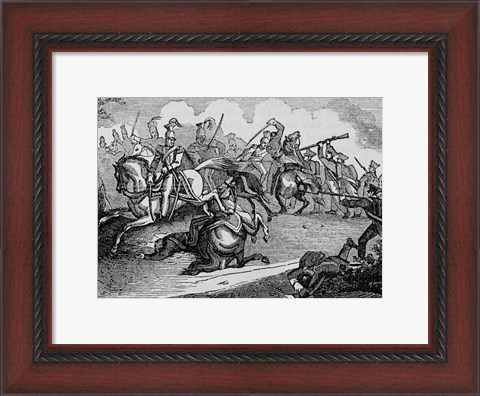 Framed Battle of Bracito Print