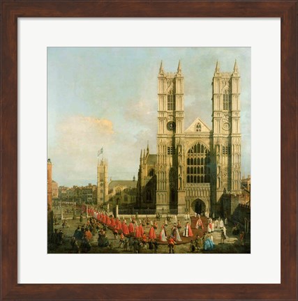 Framed Procession of the Knights of the Bath Print