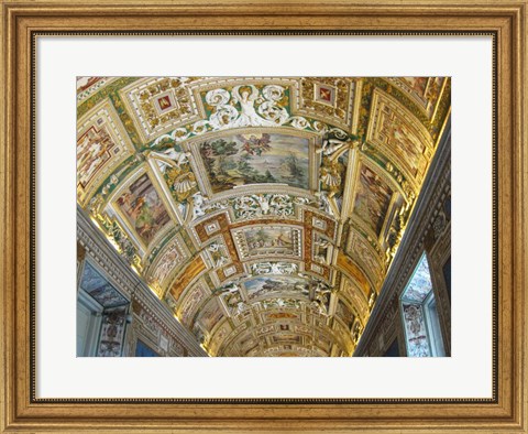 Framed Vatican Museum Painted Ceiling Print