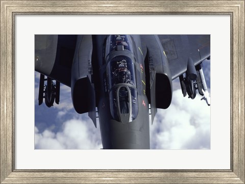 Framed McDonnell Douglas F-4E Phantom II Jet Fighter Print