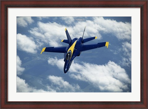 Framed Blue Angels F-18 Hornet Print