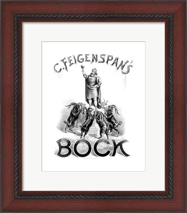 Framed C. Feigenspans Bock Print