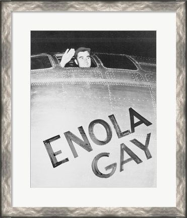 Framed Tibbets Enola Gay Print