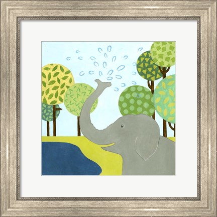 Framed Jungle Fun II Print