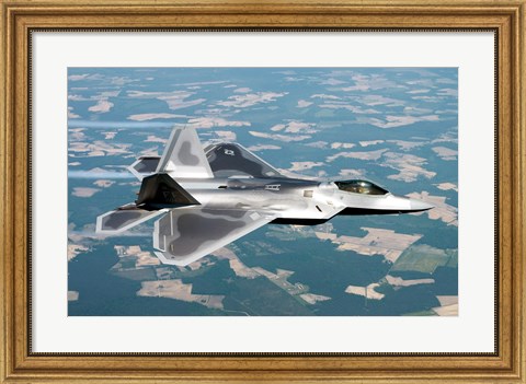 Framed Lockheed Martin F-22 Print