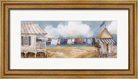 Framed Fresh Laundry I Print