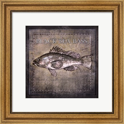 Framed Ocean Fish II Print