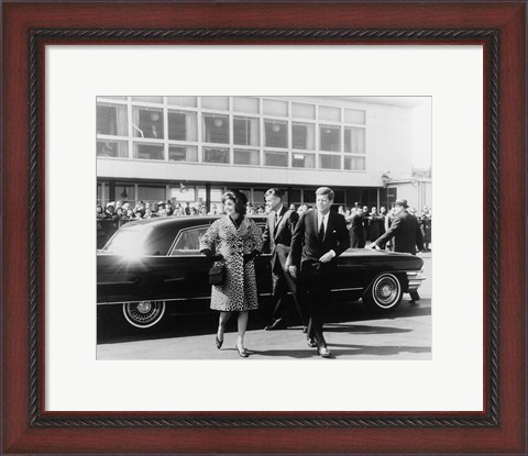 Framed Mrs. Kennedy, President Kennedy National Airport Print