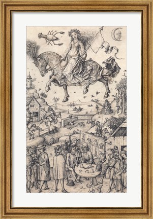 Framed Hausbuch Wolfegg Luna Print