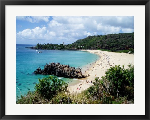 Framed Waimea Bay Print