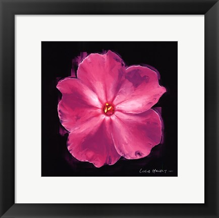 Framed Vibrant Flower III Print