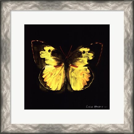 Framed Techno Butterfly I Print