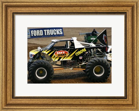 Framed Cyborg Monster Truck Print