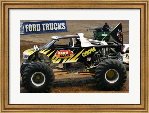 Framed Cyborg Monster Truck Print