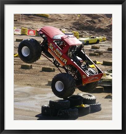 Framed Gunslinger Monster Truck Print