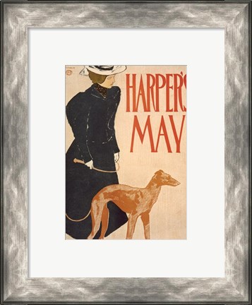 Framed Harper&#39;s May Print