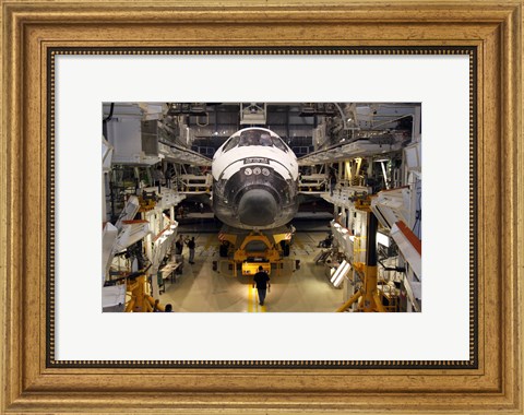 Framed STS-129 Atlantis Ready to Roll Print