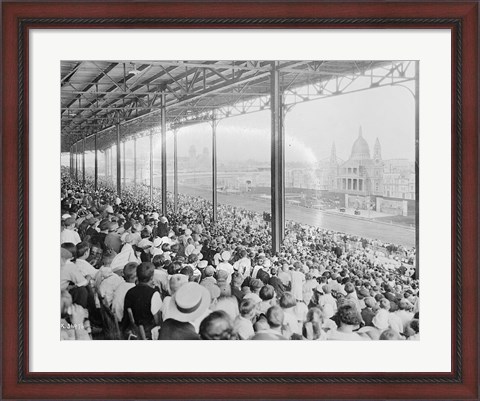 Framed Race Track, Toronto Print