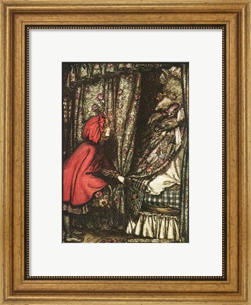 Framed Little Red Riding Hood Print