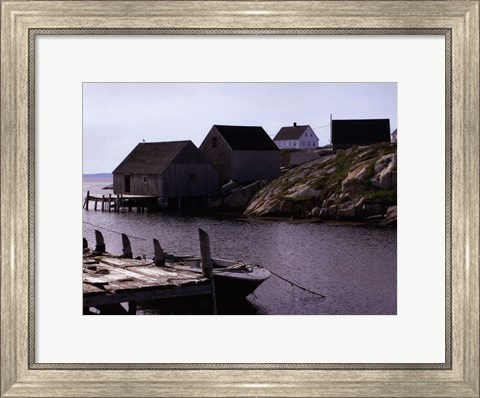 Framed Coastal Shore I Print