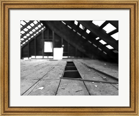 Framed Abandoned Attic Print