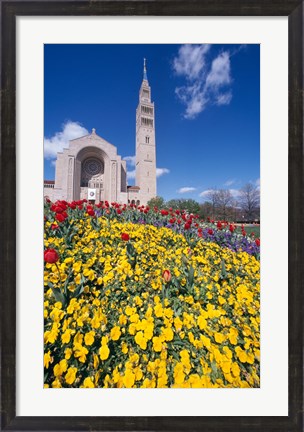 Framed USA, Washington DC, Basilica of the National Shrine of the Immaculate Conception Print