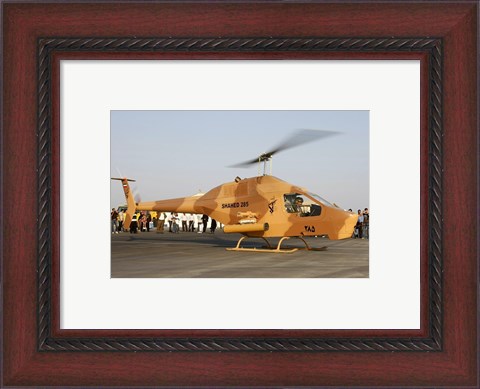 Framed Iranian Revolutionary Guard Air Force Shahed 285 Sharifi Print