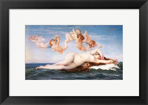 Framed 1863 Alexandre Cabanel - The Birth of Venus Print