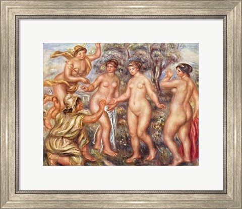 Framed Pierre-Auguste Renoir the Judgement of Paris Print