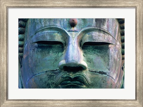 Framed Great Buddha, Kamakura, Tokyo, Japan Print