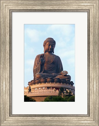 Framed Tian Tan Buddha Print