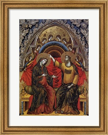 Framed Coronation of the Virgin Print