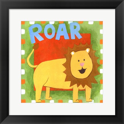 Framed Roar Print