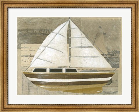 Framed Tour by Boat I Print