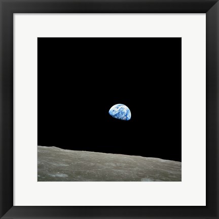 Framed Earthrise Print