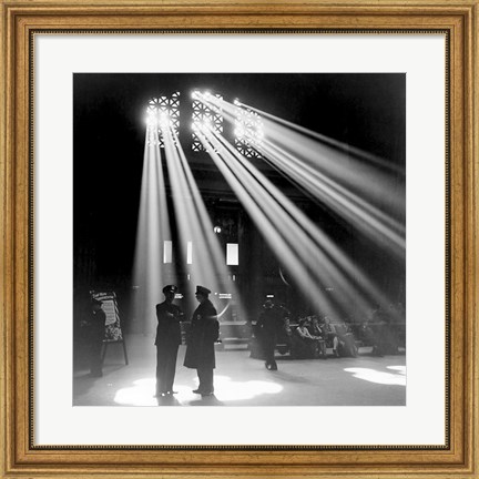 Framed Chicago Union Station 1943 Print