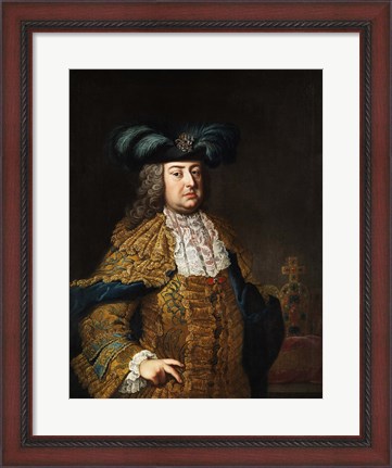 Framed Portrait Kaiser Franz Stephan Print