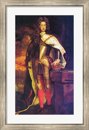 Framed Portrait of the young Holy Roman Emperor Charles VI Print