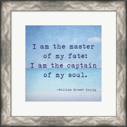 Framed Invictus Quote Print