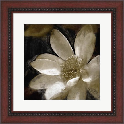 Framed Bronze Lily I Print