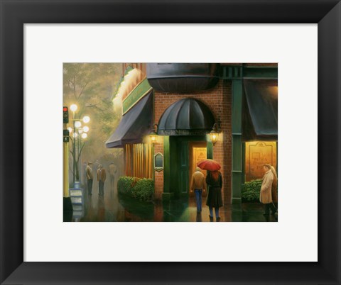 Framed Rainy Day Pub Print