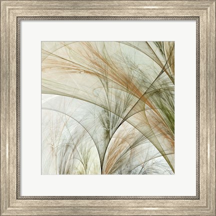 Framed Fractal Grass III Print