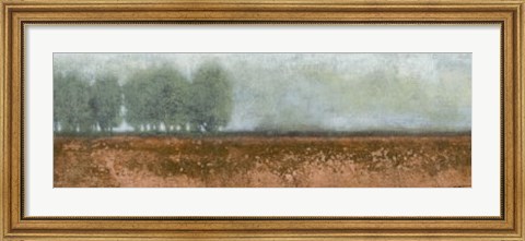 Framed Blue Fog I Print