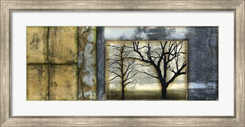 Framed Tandem Trees III Print