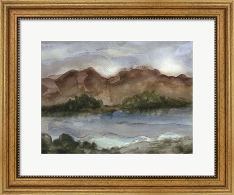 Framed Plein Air Landscape IV Print