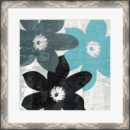 Framed Bloomer Squares XV Print