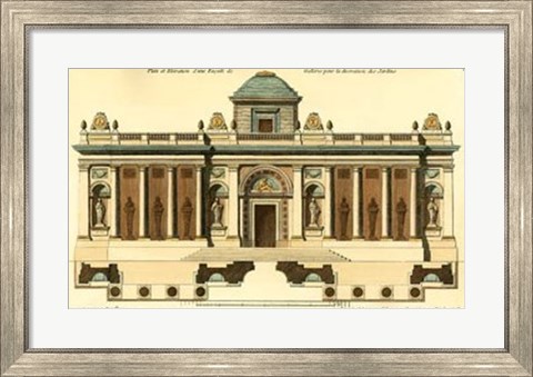 Framed Architectural Facade IV Print