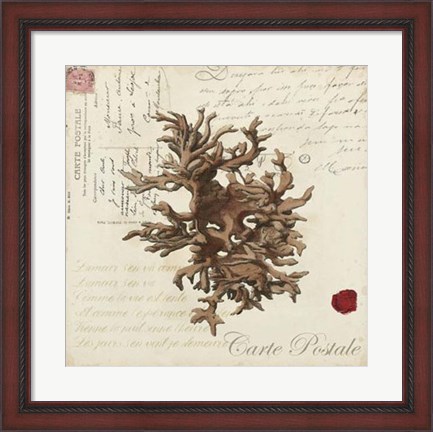 Framed Romance du Mer III Print